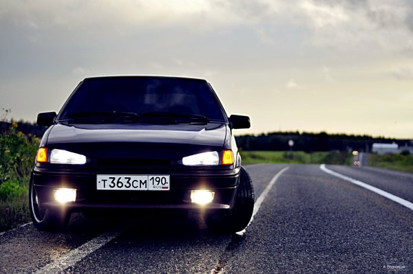 Лада 2114 черная пацанская