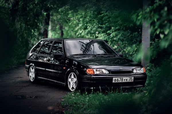 Лада 2114 черная пацанская