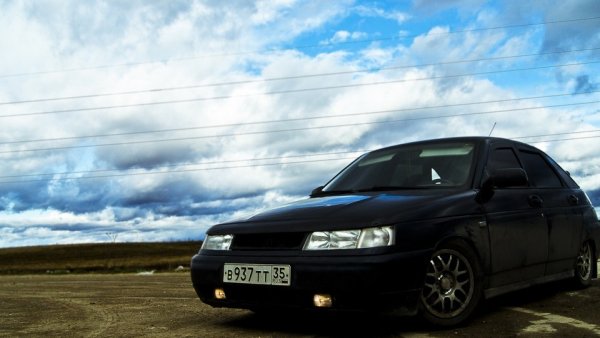 Двенашка машина тонированная