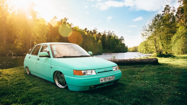 ВАЗ 2112 мятный пузотер