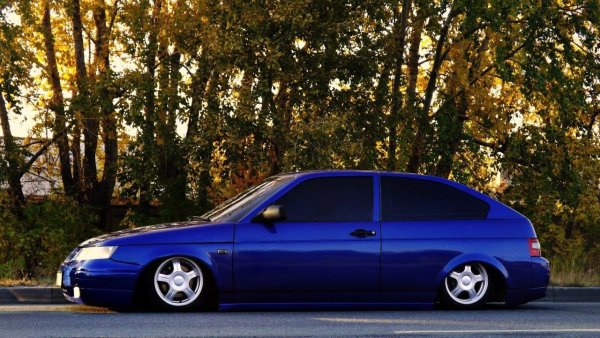 ВАЗ 2112 купе голубая