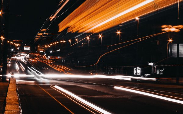 Дорога ночью Эстетика