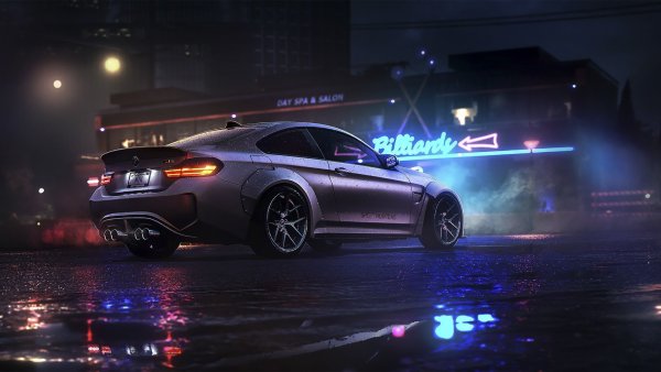 BMW m2 неон NFS 2015