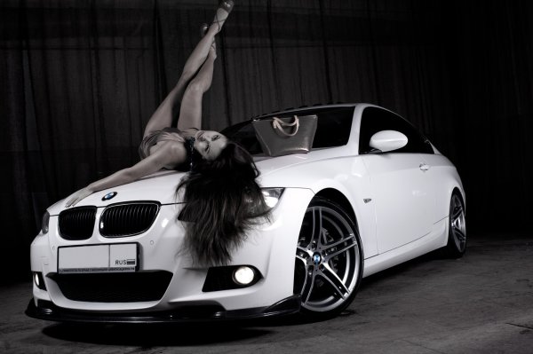 BMW e92 фотосессия с девушками