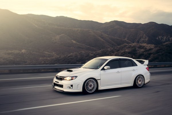 Subaru Impreza WRX STI White