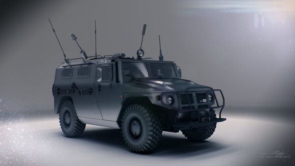 ГАЗ тигр Trumpeter