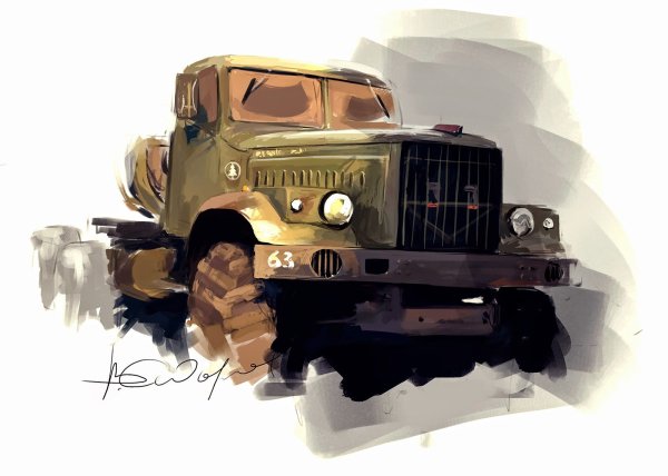 Урал 4320 грузовик арт