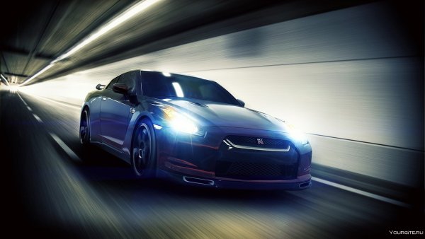 Nissan GTR r35 неон