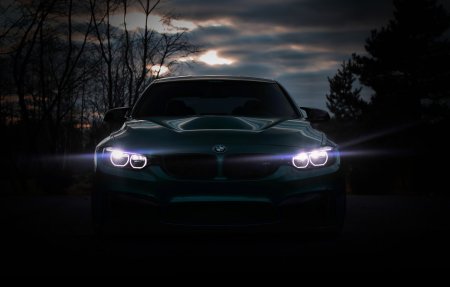 BMW m3 в темноте
