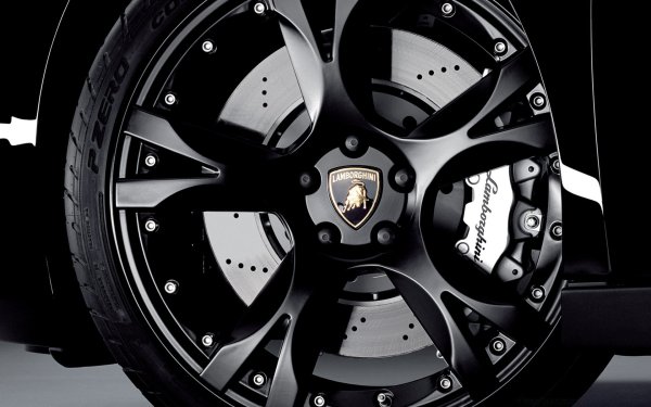 Lamborghini Wheels Black