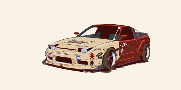 Рисовки для Nissan 180sx