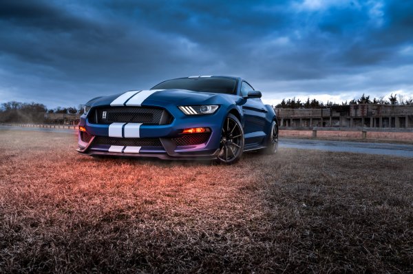 Ford Mustang Shelby gt500 Blue