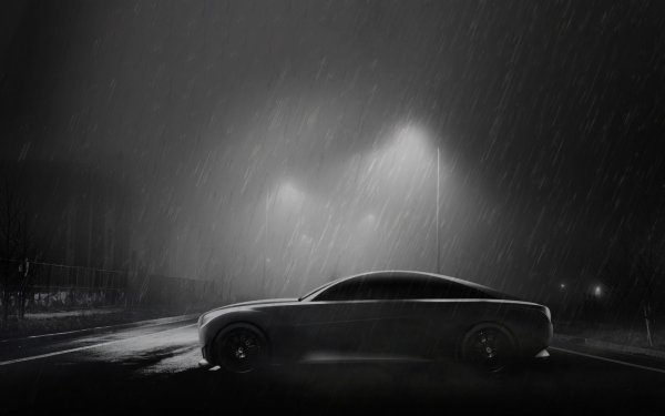 Одинокий автомобиль