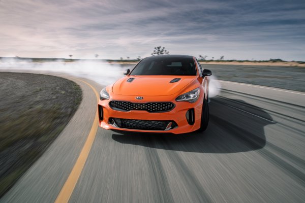 Kia Stinger дрифт