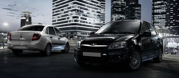Лада Гранта 2011 черная