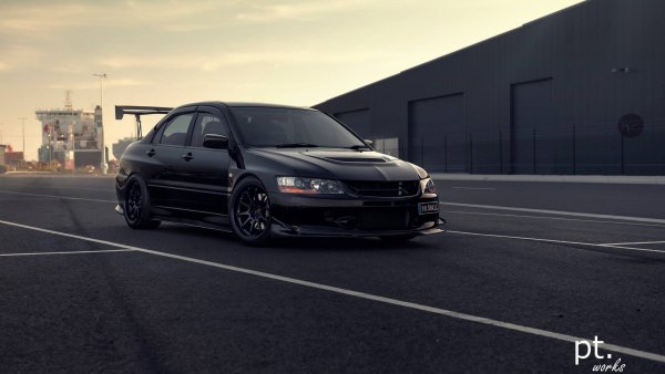 Mitsubishi Lancer Evolution 9 4k