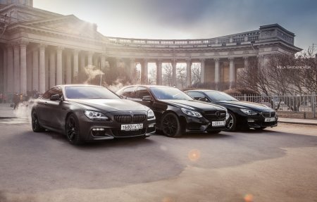 Гонки БМВ И Мерседес