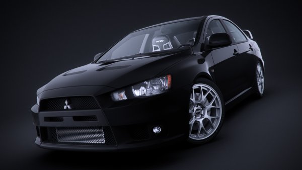 Лансер 10 Эволюшн черный