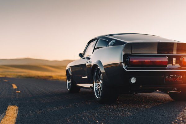 Ford Mustang Shelby gt500 сзади