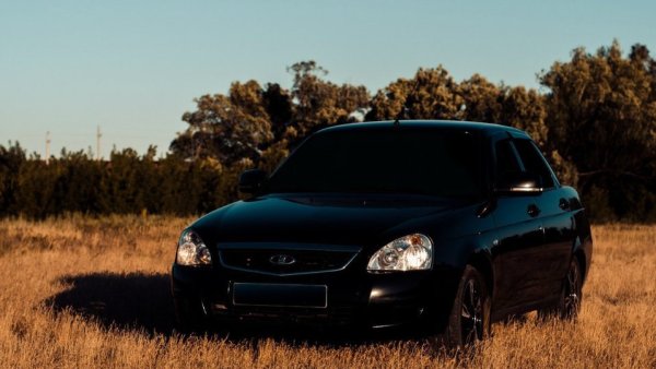 Чёрная Приора 4к