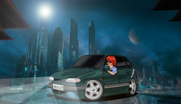 ВАЗ 2114 аниме