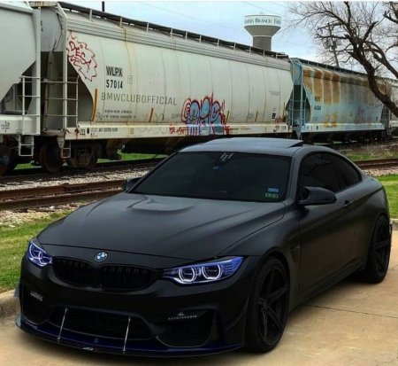 BMW m4 f82 черная матовая