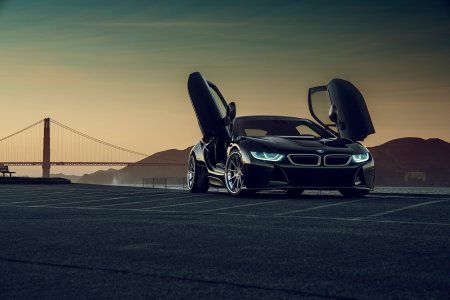 BMW i8 Black HD