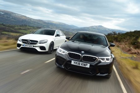 BMW m5 vs Mercedes e63