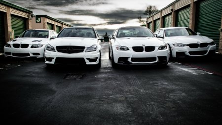 BMW m3 и Mercedes