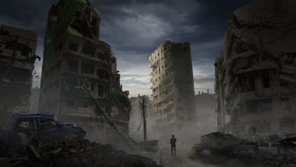 Мёртвый город сталкер разрушенная пятиэтажка