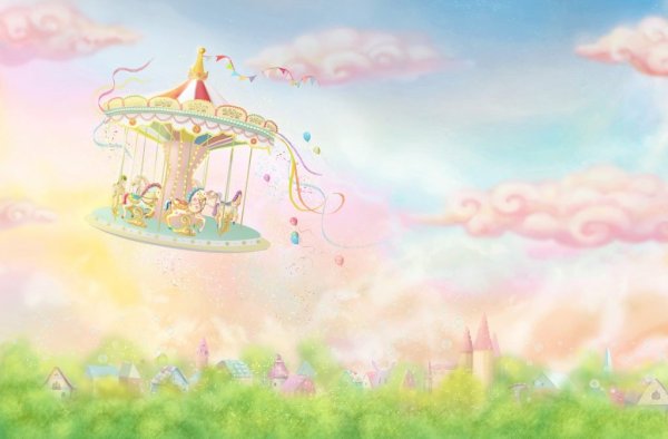 Карусель акварель