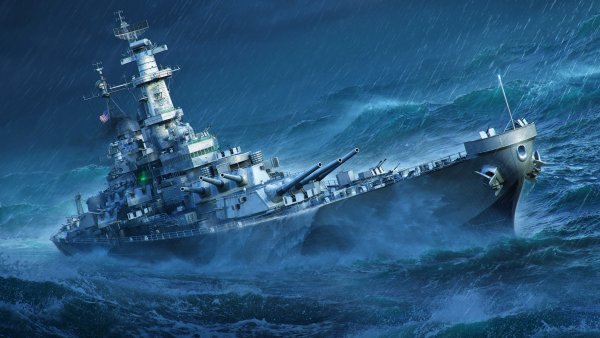 Корабль Миссури в World of Warships