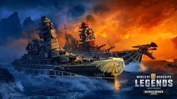 World of Warships корабли Warhammer 40000