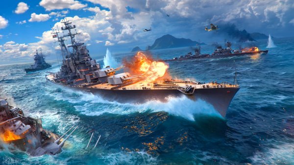 Боевой корабль в World of Warships