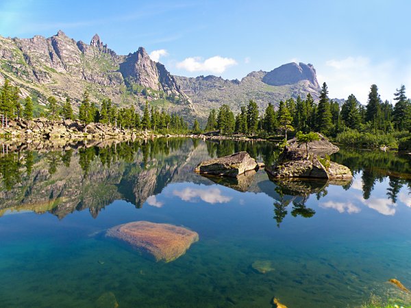 Озеро художников Ергаки