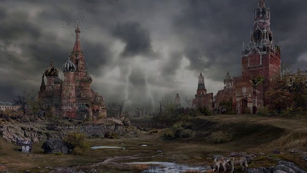 Храм Василия Блаженного в метро 2033