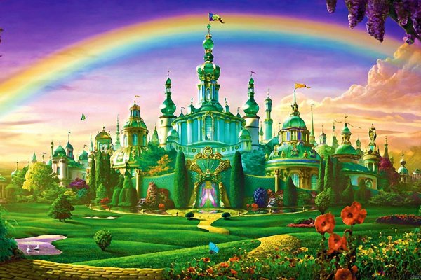 Изумрудный город дворец Гудвина