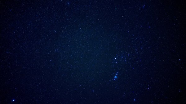 Ночное небо со звездами