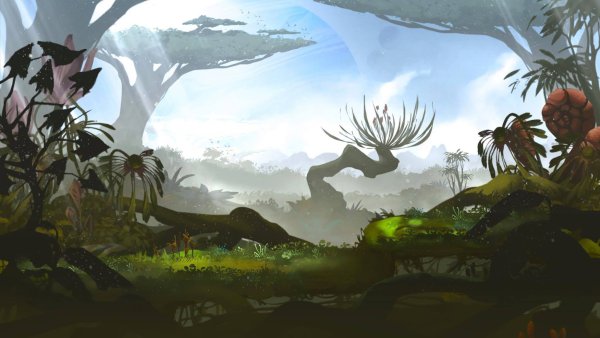 Планета Пандора лес