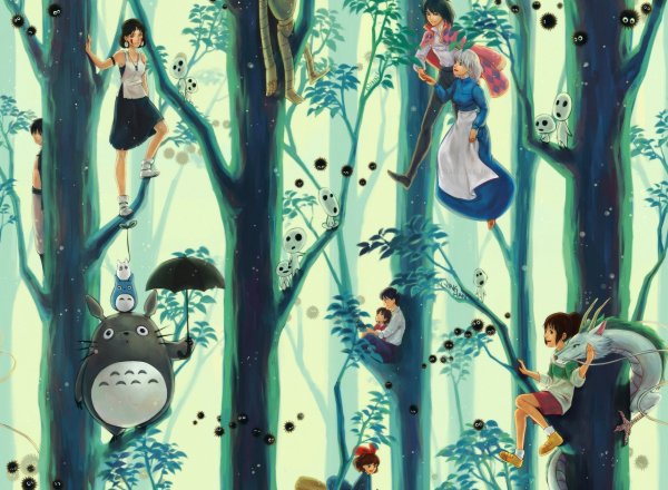 Унесённые призраками, Ходячий замок, мой сосед Тоторо.