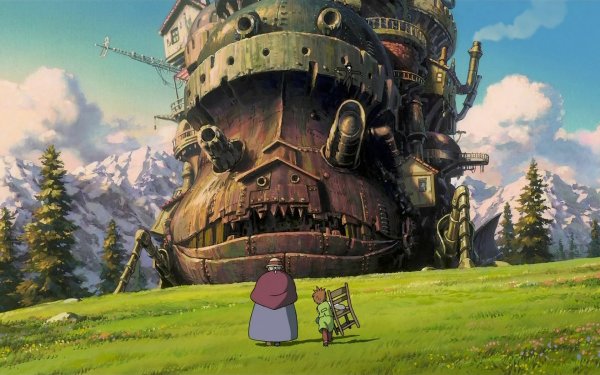 Ходячий замок мультфильм 2004