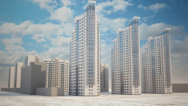 Новосибирск Сити небоскребы