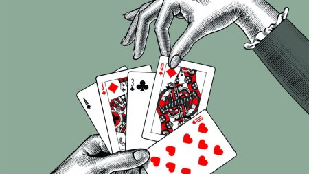 Колода карт в руке
