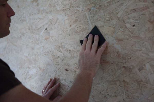 Обои на ОСБ плиту