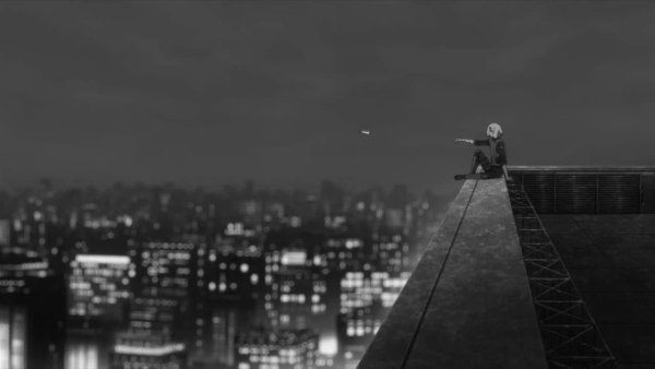 Токийский гуль на крыше