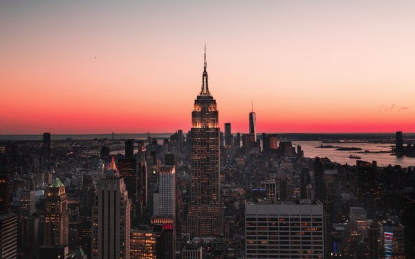 Небоскребы Нью Йорк 4k