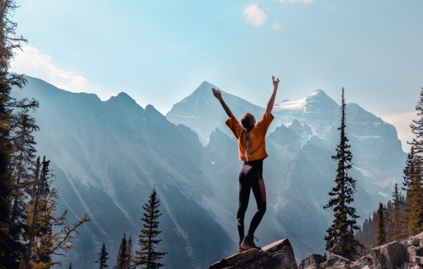 Человек в горах