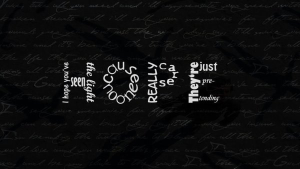 Фон с надписью hope