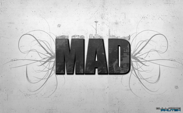 Mad надпись