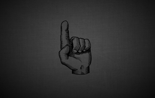 Обои с указательным пальцем
